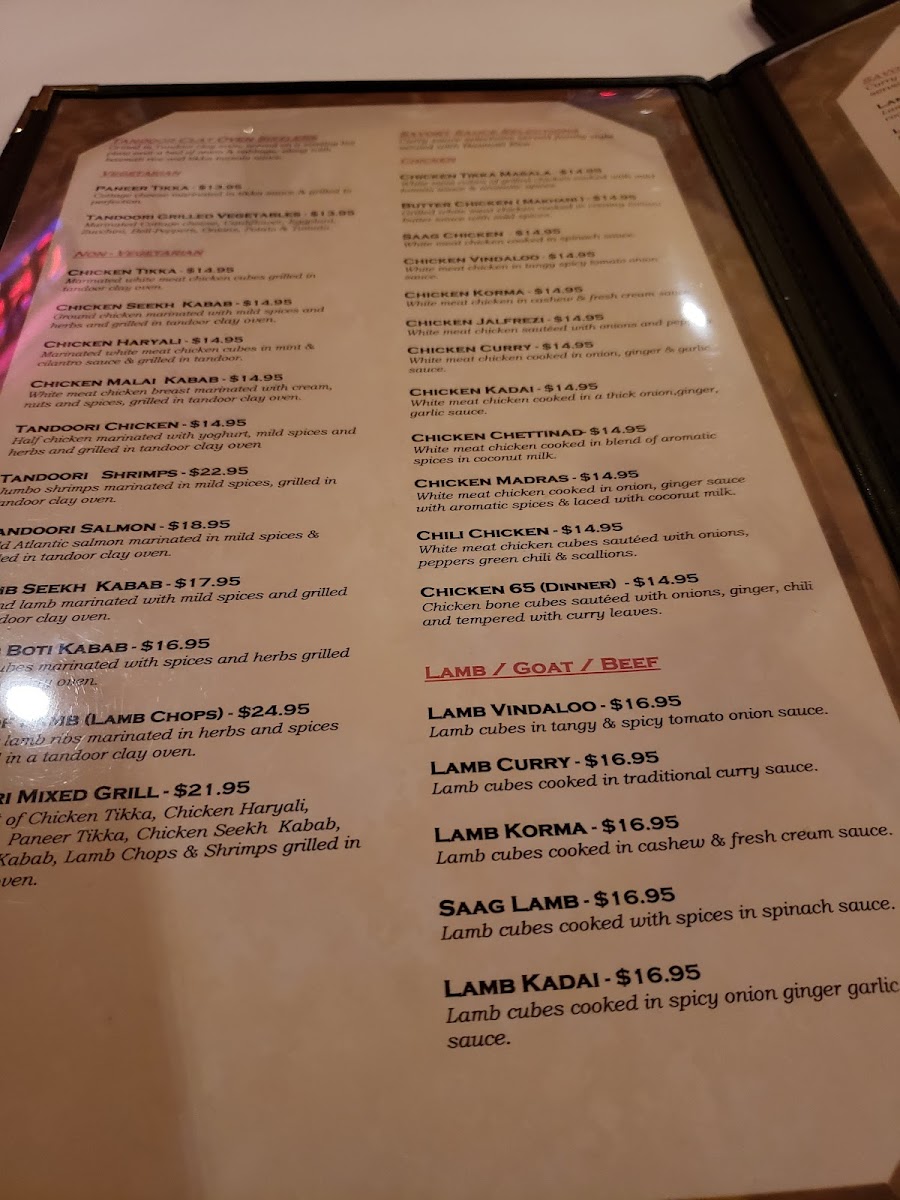 Menu - Bombay Grill photo 5