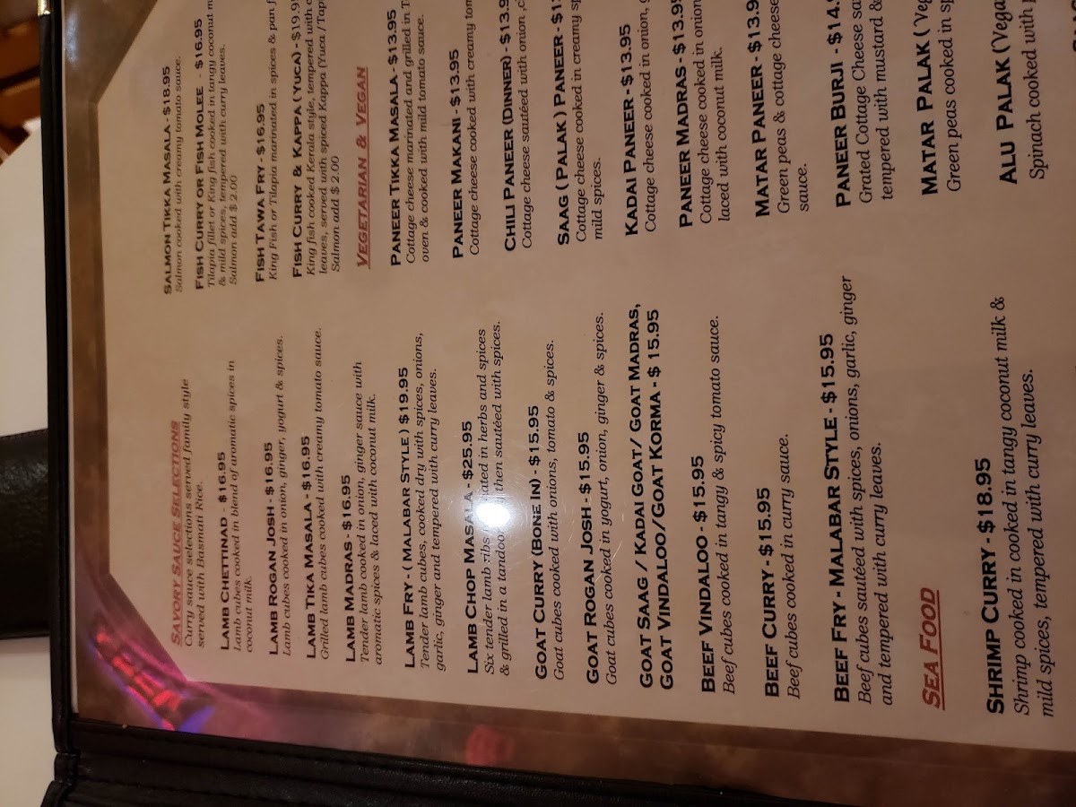 Menu - Bombay Grill photo 8